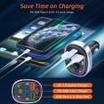 thumbnail image 2 of Bluetooth Car Adapter, SONRU FM Bluetooth 5.3 Transmitter for Car [Stronger Dual Mics + Metal Shell] 30W PD&QC3.0 Support Handsf, 2 of 4