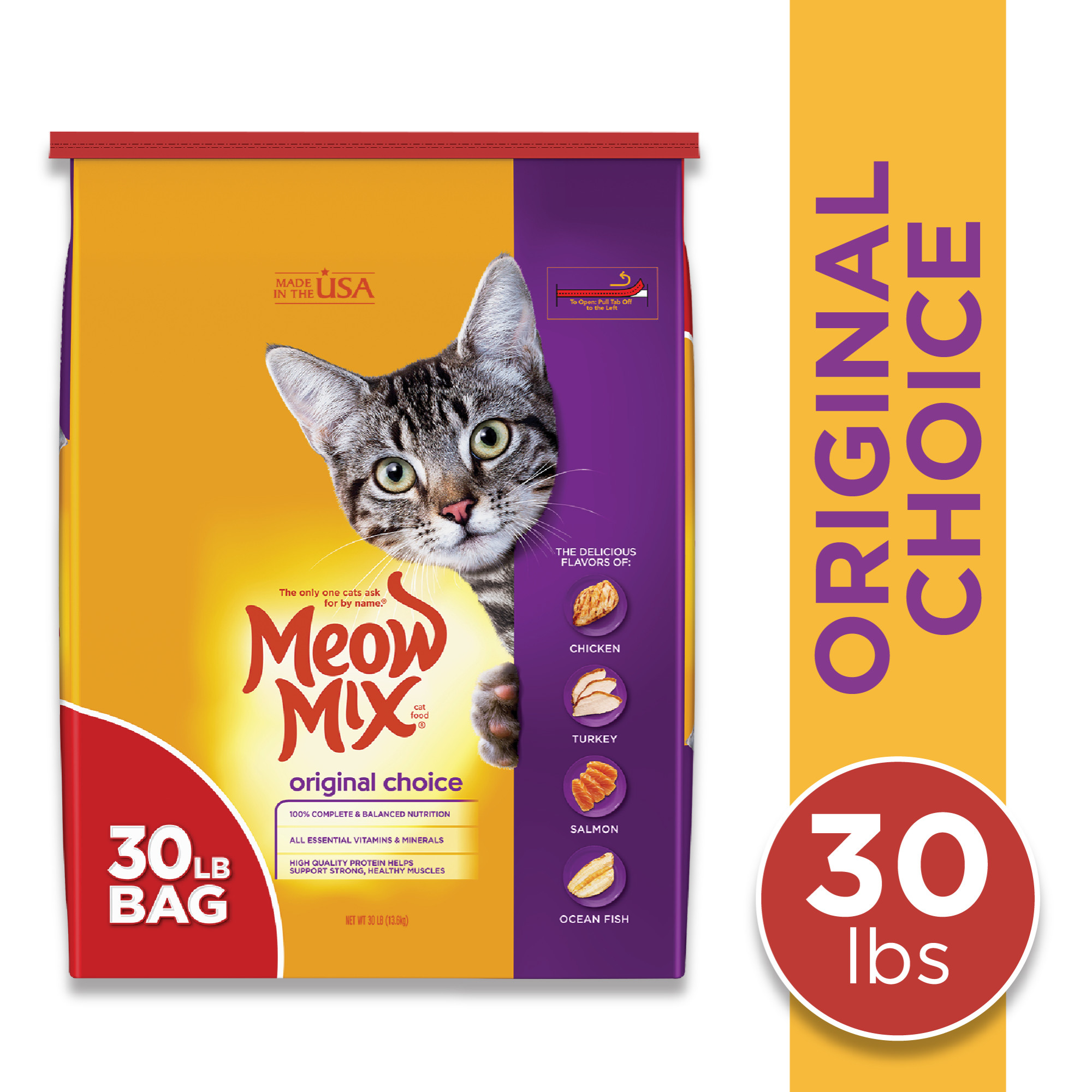 Meow Mix Original Choice Dry Cat Food, 30 Pounds - image 3 of 10