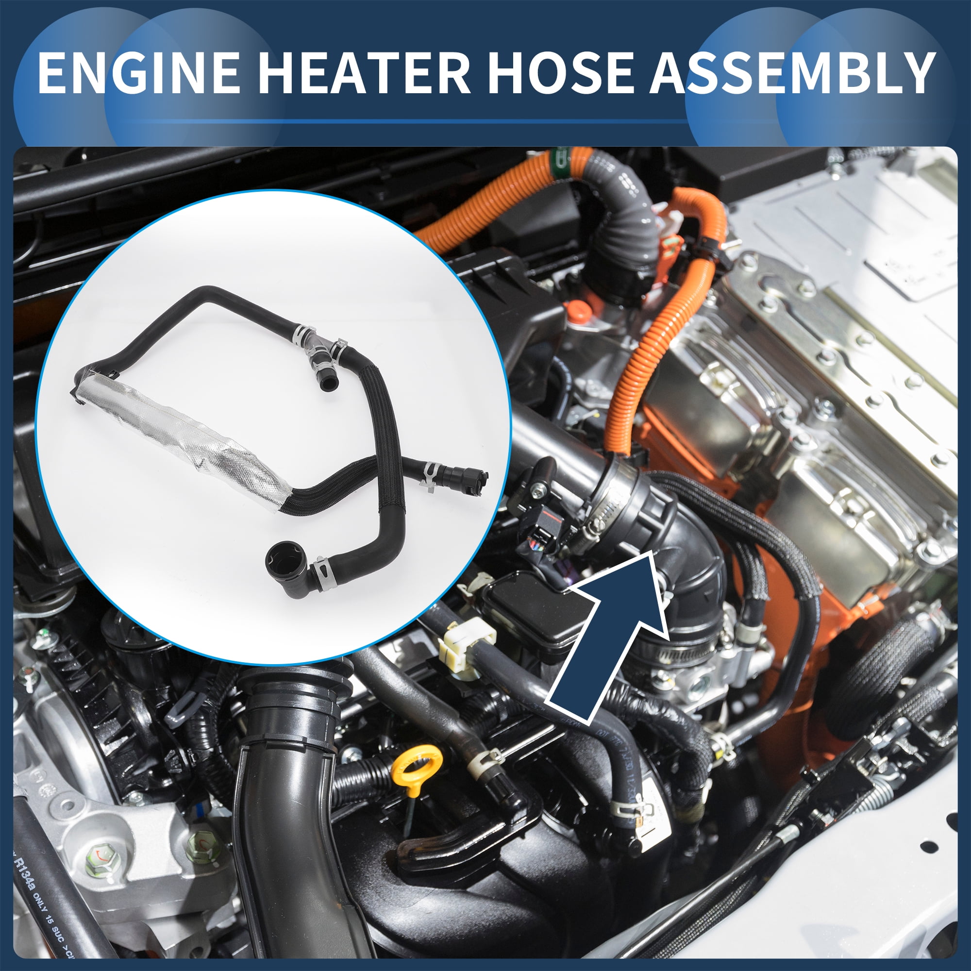 Unique Bargains Engine Heater Hose Assembly For Ford F-150 3.5L 2011 2012 2013 2014
