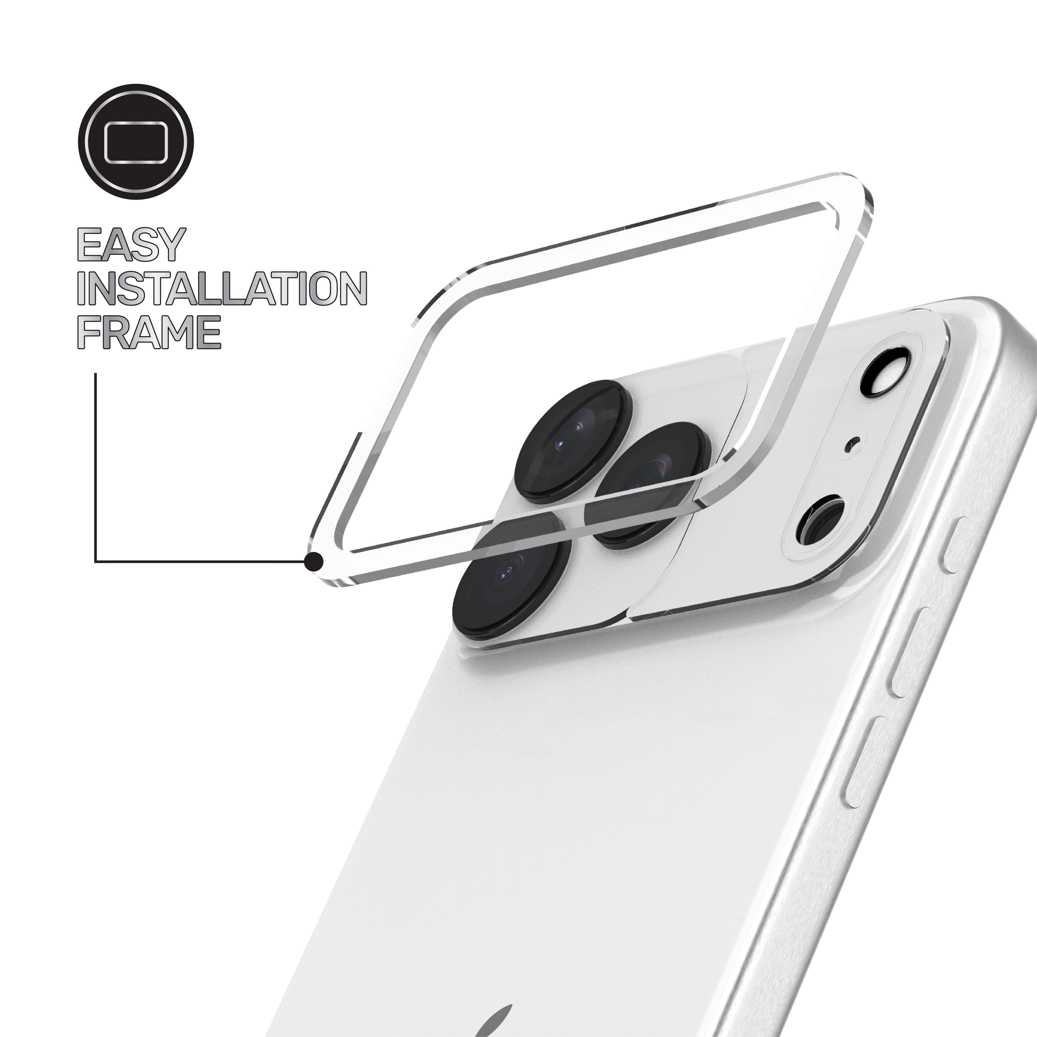 DuraGlass Camera Glass Protector for iPhone 18 Pro / 17 Pro