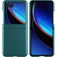 thumbnail image 3 of Case for Motorola Razr Plus 2023 (Razr+ 2023) with External Screen Protector Thin Hard PC Cover Phone Case for Moto Razr+ 2023 - Green+Glass, 3 of 13