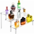 thumbnail image 1 of YFTOHI Acrylic Display Risers, Perfume Stand Organizer, Clear Acrylic Shelf Risers for Display Stands for Food, Tabletop Use, 3 Layer Clear Cupcake Stand Risers for Showing Stand (11.8 inches), 1 of 7