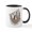 White/Black Inside, variant on CafePress - I'm Not Lazy Sloth - 11 oz Ceramic Mug - Novelty Coffee Tea Cup