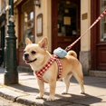 thumbnail image 2 of Miaoju Cat Vest Harness and Leash Set, Escape Proof Kitten Harness Adjustable Easy Wear Kitty Harness, Sturdy Clip Buckle, 2 of 5