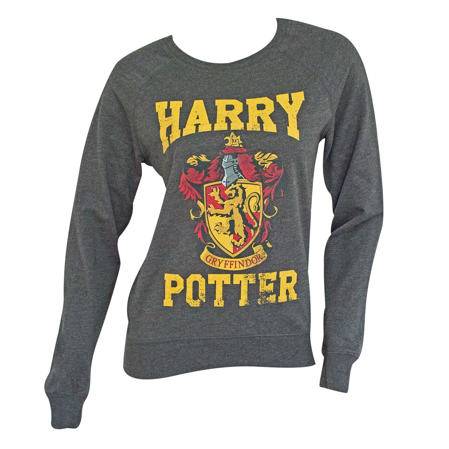 Harry Potter Ladies Crest Grey Crewneck SweatshirtXLarge