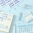 thumbnail image 4 of unbranded Pegatinas Para Álbumes Y Proyectos DIY Con Letras Y Números En Colores Combinados, 4 of 6