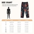 thumbnail image 3 of Balery Modern USA Deer Head Pantalones de pijama para mujer, pijamas ultraligeros, pantalones de estar por casa-Small, 3 of 6