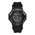 thumbnail image 1 of Reloj electrónico para deportes al aire libre, reloj de pulsera impermeable de goma para estudiantes para hombres (dorado), 1 of 2