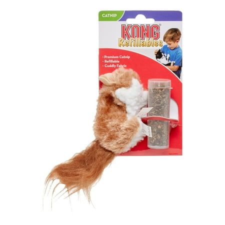 UPC: 0763034610088 | KONG Refillables Squirrel Cat Toy