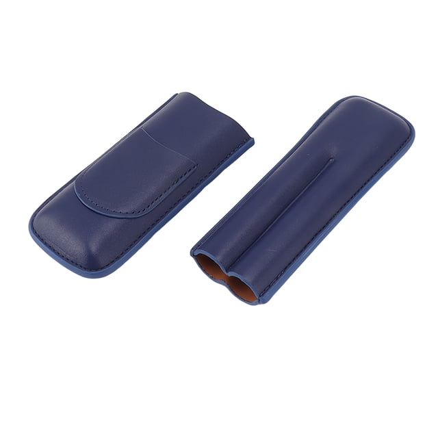Porta Cigarros Con 2 Dedos, Estuche De Viaje Para Cigarros Impermeable Con 2 Dedos, Portátil De Moda, Hecho A Mano, Vintage, Transpirable Para Fiestas Y Negocios