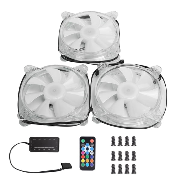 Ventilador de refrigeración para computadora, 3 piezas de refrigeración para chasis de computadora, ventilador de refrigeración para computadora, ventilador de chasis Comupter, máxima comodidad