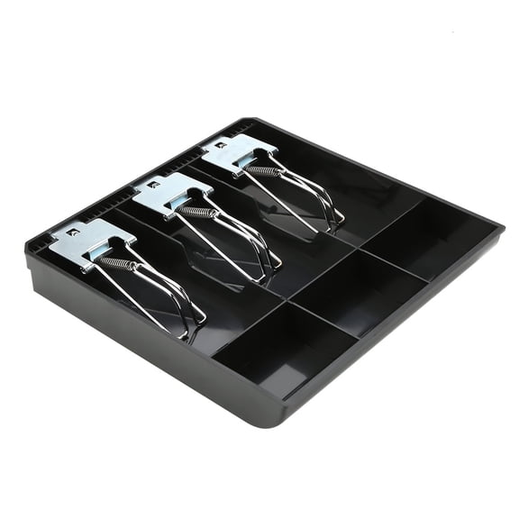 Cash Register Insert, Replacement Cash Register Drawer, Resin Cashier Accessory With Metal Clip For Hotel Store