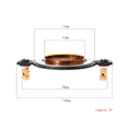 thumbnail image 2 of 4X Audio Speaker Titanium Film 44 Core Treble Voice Coil Reel Tweeter Accessory, 2 of 8