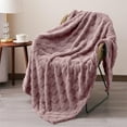 thumbnail image 2 of PRETXORVE Throw Blanket, Winter Bed Blanket Thermal Throw Blanket Lightweight Bed Throw Breathable Soft Comfortable Machine Washable Blanket for all Season, 2 of 7