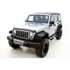 Lund 07-17 Jeep Wrangler Fx-Flat Textured Elite Series Fender Flares w/SS Bolts - Black (4 Pc.) Fits select: 2015 ,2017 JEEP WRANGLER UNLIMITED