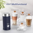 thumbnail image 3 of Milk Frother, 4-in-1 Electric Milk Steamer, Automatic Warm and Cold Foam Maker and Milk Warmer for Latte, Cappuccinos, Macchiato, 3 of 4