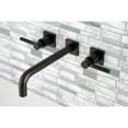 thumbnail image 2 of Kingston Brass KS6025DKL Kaiser Two-Handle Wall Mount Roman Tub Faucet, Oil Rubbed Bronze, 2 of 7