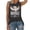 Dark Gray, variant on HOWPAY Sleeveless T Shirts for Women Oversized Crew Neck Basic Tee Letter Print Casual Loose Fit Summer Baggy Comfy Soft Y2K Streetwear Dark Gray L