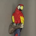 thumbnail image 7 of Zeckos Resin Scarlet Macaw Parrot Wall Sculpture Home Décor 18 inch, 7 of 7