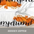 thumbnail image 5 of Pumpkin 12X20 Pillow Cover Set of 2, Decorative Orange Throw Pillows for Couch - Long Rectangle Soft Washable Leaves Fall Lumbar Pillow Cases for Bed Bedroom Dorm Sofa, Hello Pumpkin, 5 of 6