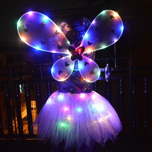 Jupes tutu avec néon et lumière LED pour filles et femmes, robe