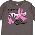 thumbnail image 4 of Inktastic For My Mommy Breast Cancer Awareness Boys or Girls Long Sleeve Toddler T-Shirt, 4 of 5