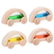 thumbnail image 1 of 4x juguetes de agarre para bebés, juguete de coche de empuje, juego de desarrollo de juguetes de empuje para bebés de madera, juego de vehículos de, 1 of 9