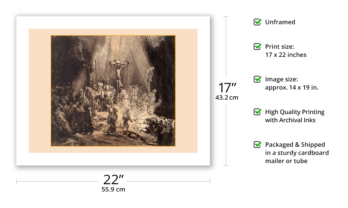 Christ Crucified between the Two Thieves - The Three Crosses