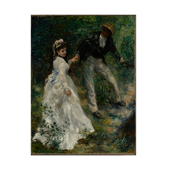 Renoir 'La Promenade' Canvas Art