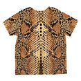 thumbnail image 2 of Halloween Rattlesnake Snake Snakeskin Costume All Over Toddler T Shirt, 2 of 2
