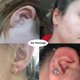 thumbnail image 2 of 50 retenedores de piercing transparentes para nariz, lengua, pezón, ombligo, cejas, 2 of 5