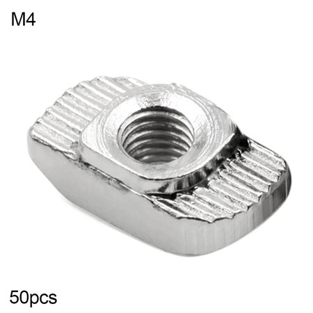 

FarDo 50Pcs M3/M4/M5 Slot Sliding T Type Nut Fasten Connector for 20 Series