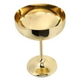 thumbnail image 3 of Copa de champán de metal de acero inoxidable 304, copa grabada para bar, fiesta, copa de vino tinto, copas decorativas, copa de oreja de trigo chapada en oro, 3 of 14