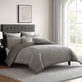 thumbnail image 6 of Loi 7pc Queen Comforter Set with Pillows, Shams Reversible Gray Silver, 6 of 6
