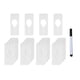 thumbnail image 2 of 28 divisores de armario para ropa, divisores de estantes de armario, perchas de ropa Blanco, 2 of 9