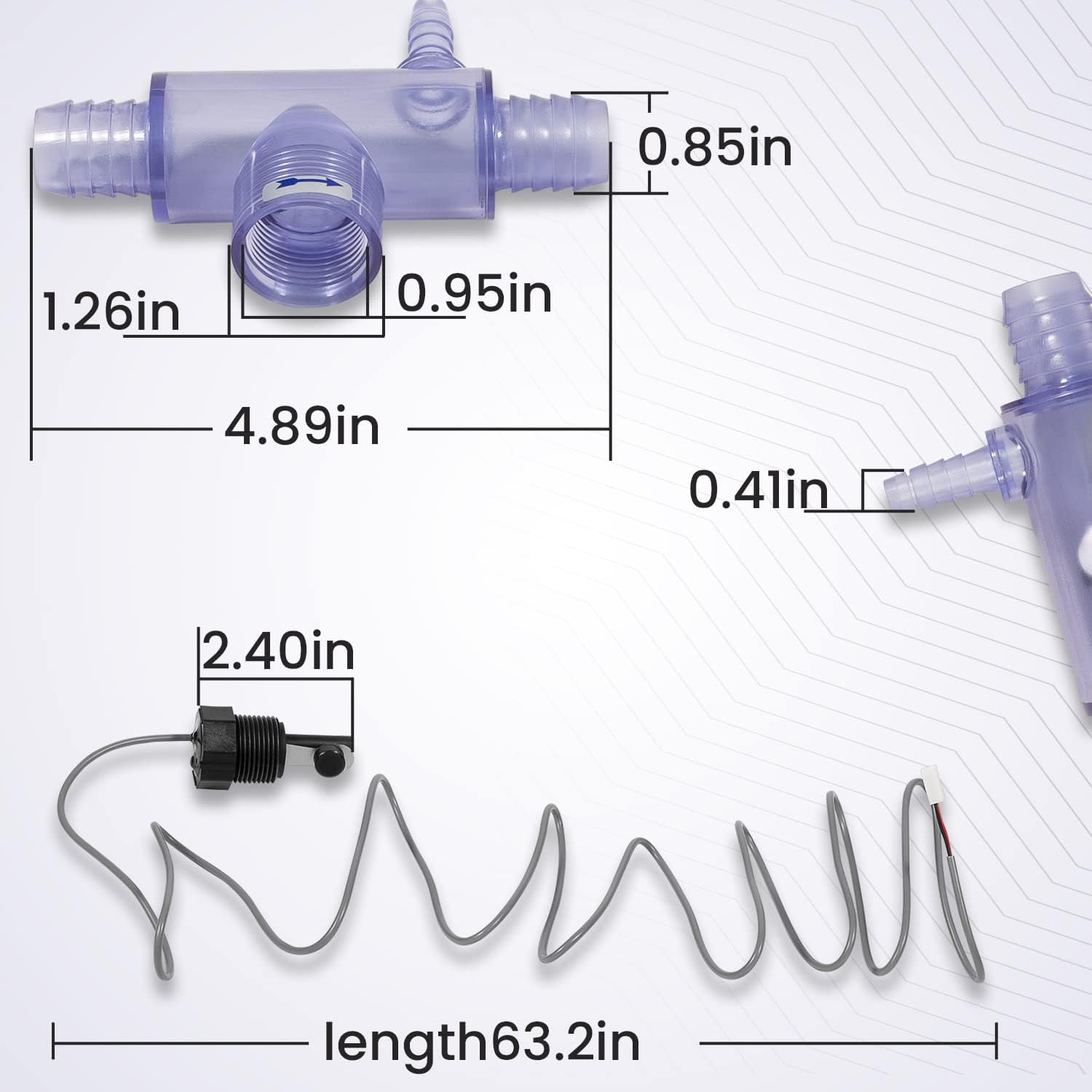 2560-040 Flow Switch Replacement Part Kit for Sundance Spas and Jacuzzi Hot Tub Flow Switch and Sweetwater Spas