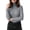 Gray, variant on Brnmyaeo Women's Turtleneck Sweater Warm Slim Fit Basic Knitted Pullover 2026 Fall Winter Long Sleeve Casual Ribbed Knit Base Layering Tops