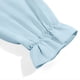 thumbnail image 4 of Camisa de manga larga con cuello alto para niñas, de color liso, versátil, con encaje plisado, para desplazamientos diarios, para niñas, top de manga larga con cuello alto, top de poliéster para niños, 4 of 6