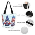 thumbnail image 5 of Kdxio Cute Gnomes in USA1 Women Reusable Grocery Bags Foldable Ripstop,Reusable Shopping Bags for Shopping,Gym,Gift, 5 of 7