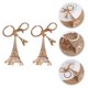 thumbnail image 4 of 2pcs moda coche llaveros brillante colgante de torre de diamantes de imitación para mujeres niñas, 4 of 6