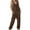 Brown, variant on Women's Sleeveless Sweater Jumpsuit Romper Solid Color Casual Spring Summer Overalls Knit Jumpsuits Vacation Travel Boho Chic Comfy Relaxed Loose Fit, Pink L