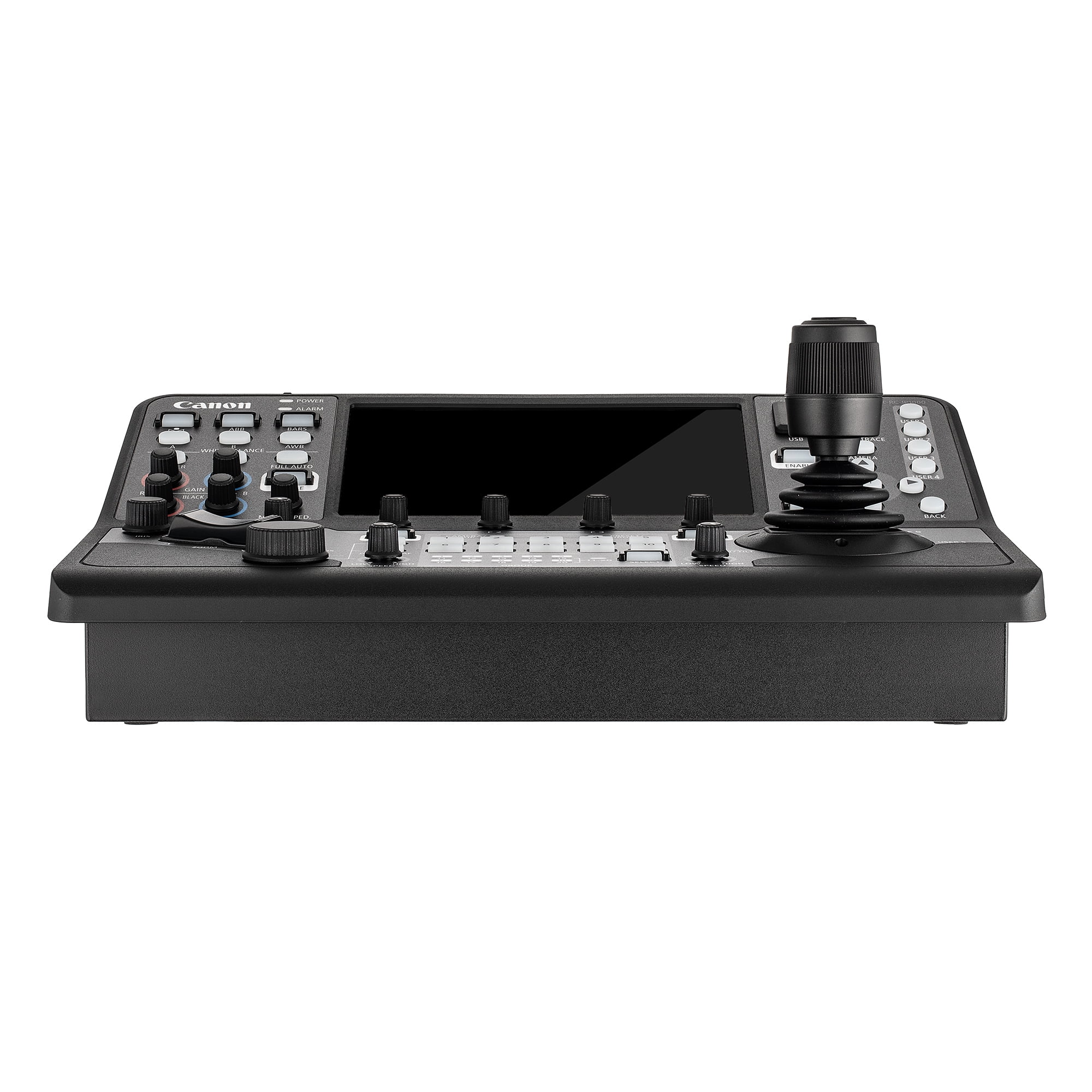Canon RC-IP1000 PTZ Controller Bundle with 3x CR-N500 Cameras, 3x 64GB MicroSD Cards (International Model)
