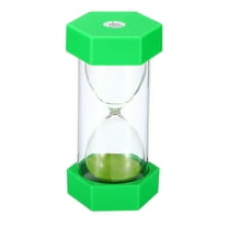 Uxcell 2 Minute Sand Timer, Hexagon Small Sandy Clock, Count Down Sand Glass Green