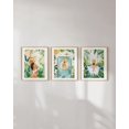 thumbnail image 2 of HAUS AND HUES Set of 3 Tropical Framed Art, Tropical Wall Art, Boho Wall Art, Boho Pictures Wall Decor, Tropical Paintings for Wall, Female Wall Decor, Boho Paintings (24x36, Framed Beige), 2 of 6