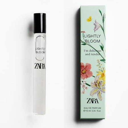 Zara Lightly Bloom Perfume for Women EDP Eau De Parfum Roller Ball 10 ML (0.34 FL. OZ)