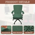 thumbnail image 3 of Office Chair Covers, 38-48cm Stretchable Computer Chair Slipcover, Army Green, 3 of 7