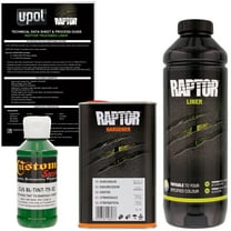 Raptor Emerald Green Urethane Spray-On Truck Bed Liner Texture Coating, 1 Liter