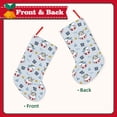 thumbnail image 2 of KLL Swimming Shark for 18" Christmas Stocking Snowman Xmas Stocking Holiday Christmas Decoration Gifts for Family Kids, 2 of 8