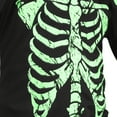 thumbnail image 4 of Green Skeleton Phantom Halloween Costume for Children, Boys Size M (8), by Fun World, 4 of 7
