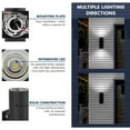 thumbnail image 6 of Luxrite Dusk to Dawn LED Modern Outdoor Wall Light, 18", Up or Up and Down Light, 3CCT 3000K-5000K, 20/30/40W, IP65, ETL, 6 of 7
